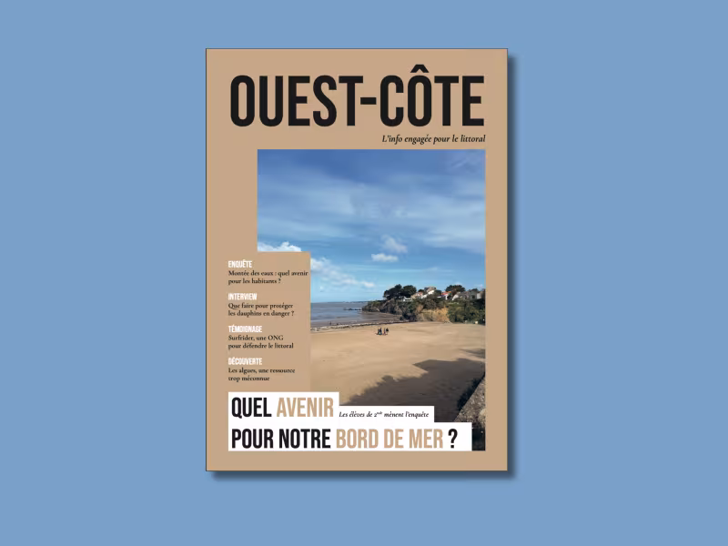 Une du journal "Ouest -Côte" 