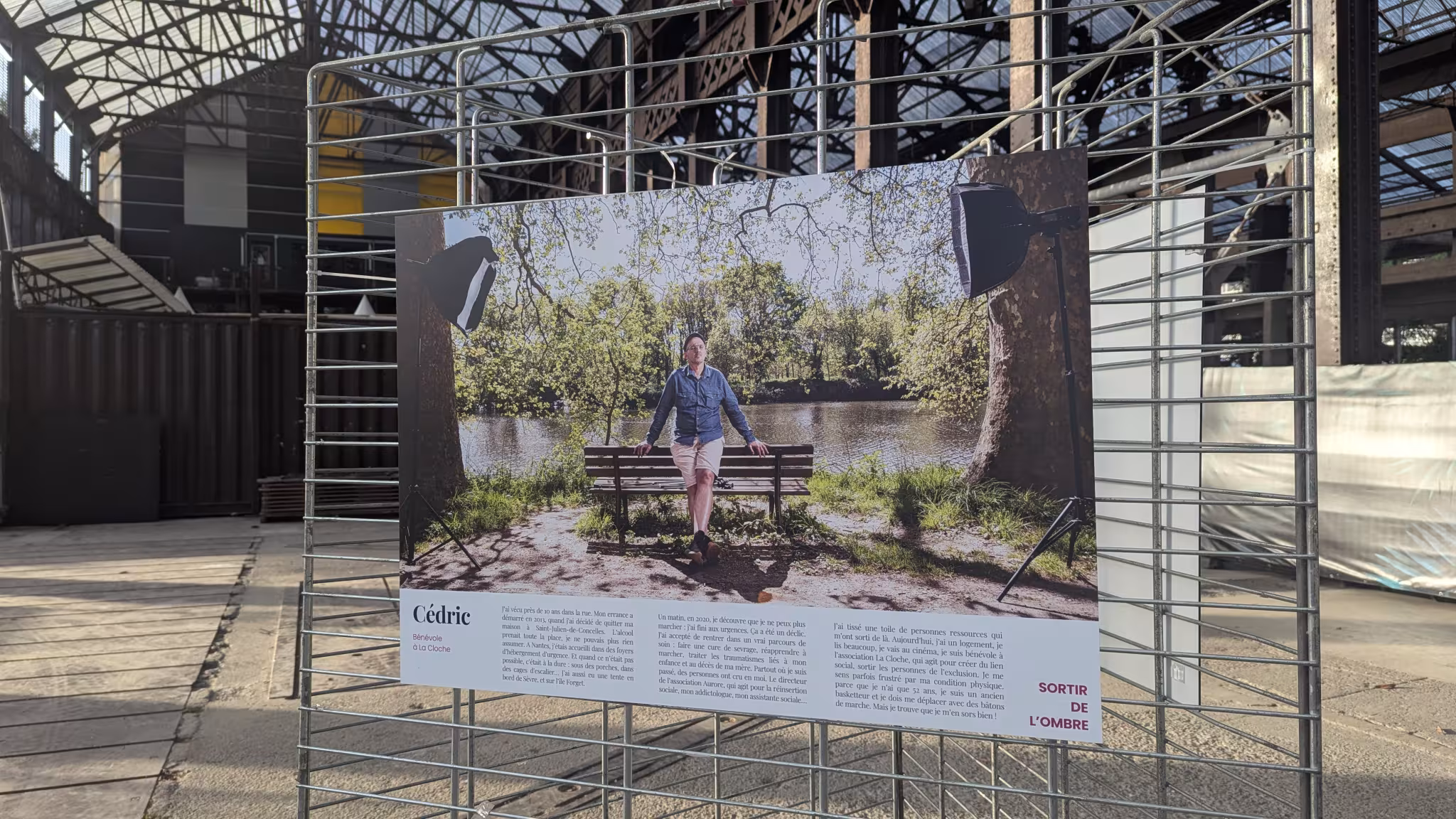 "Sortir de l'ombre" exposée au Festival Handiclap